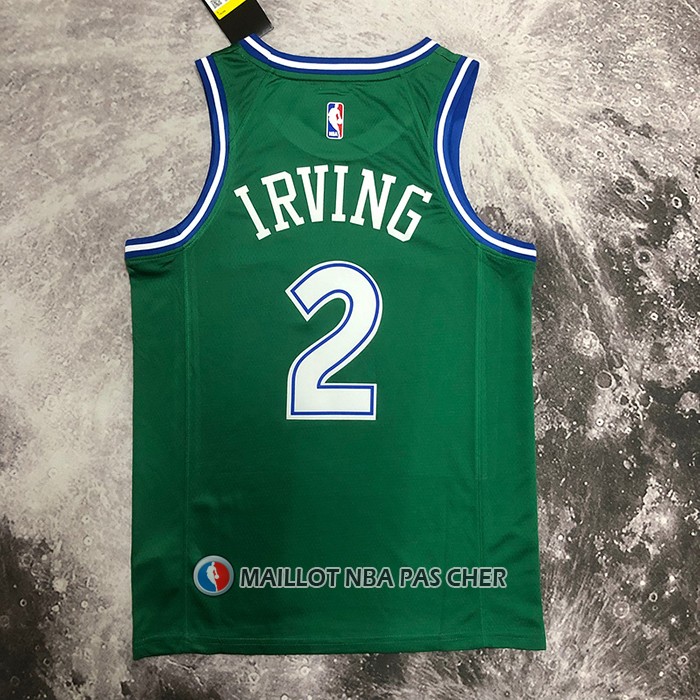 Maillot Dallas Mavericks Kyrie Irving NO 2 Hardwood Classics 2022-23 Vert